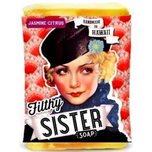100% Natural Organic Soap. Sister. Handmade in Hawaii. 7oz.